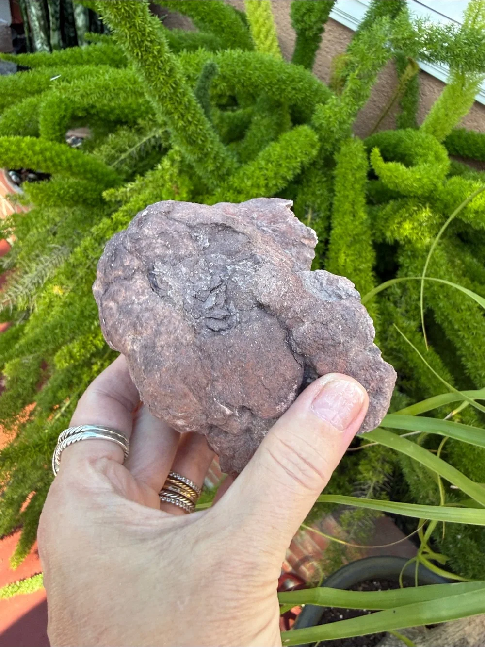 Pink Amethyst and Smoky Quartz Geode with Pink Matrix - Picture 6 of 12